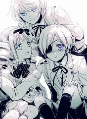  Alois Trancy... I really like his bad-ass personality!!! and he has some cute side that I really adore... :) also Liz and Ciel :)