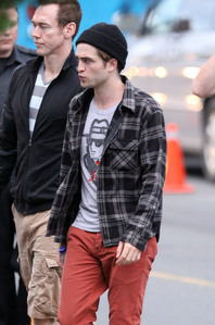  my baby in reddish/orange pants(it's the closest I could find)<3