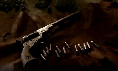  The poulain, colt from "Supernatural", also in place of all the different weapons the boys use in the montrer
