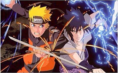  I'm sayin either naruto o Sasuke. naruto because he never gives up, I could be anything and he never does, also he has the nine tails which is like the strongest thing ever, and stronger than a super saiyen I believe lol, and in the video game "Naruto Shippuden Ultimate Ninja Storm 3" the nine tails "Tailed Beast Bomb" which is like a giant ball of energy, clobbers all the others tailed beast bombs combined. And Sasuke because he just has overwhelming speed and power, and he has susano'o which just makes him even stronger, plus his eternal mangekyou Sharingan, he's able to use Amaterasu too which is a black fuego that burns the enemy until its nothing. So yeah I can't choose because they're both so powerful.