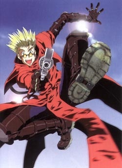 I found Vash the Stampede from Trigun to be quite funny.