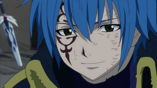  Jellal Fernandes from Fairy Tail, he has an awesome tattoo on his face :)