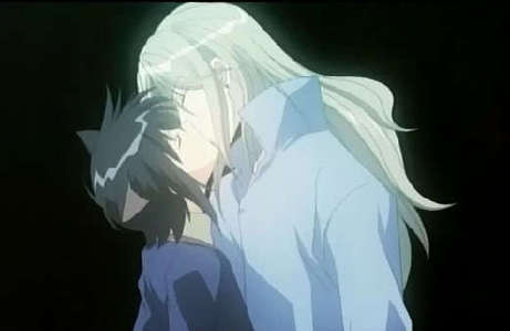  I really 爱情 any picture where Ritsuka and Soubi are kissing.