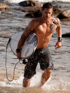  Surfer boy he is very cutee and hes enjoys surfing of course! and he even takes a liking 2 uu হাঃ হাঃ হাঃ Well yeah I like sports so this matches me and also I wouldnt mind Daniel Ewing as the surfer ;)
