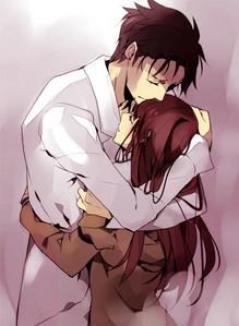  Makise and Okabe from Steins;Gate. <3