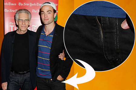  my baby with his Cosmopolis director...and with his fly down,LOL<3