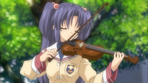  Kotomi playing the violin~
