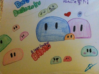  Dango Daikazoku =^.^= my dango drawing from Clannad