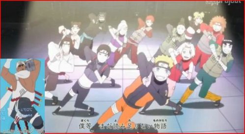 Naruto & friends dancing