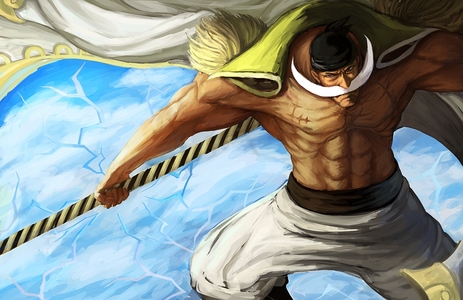  white beard - one piece the strongest man in the world