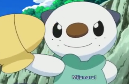 It certainly would be fun if Pokemon were real! The Starter I would want is probably Mijumaru (known as "Oshowatt" in the english dub)