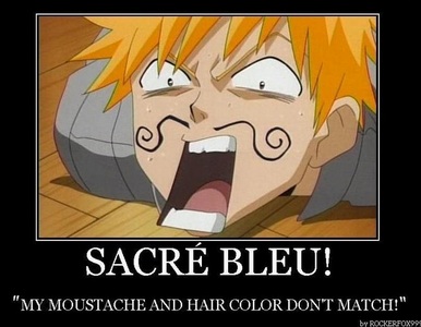 Ichigo-kun from the anime Bleach!xD sorry that it's on a demotivational poster..it's the best I could find.