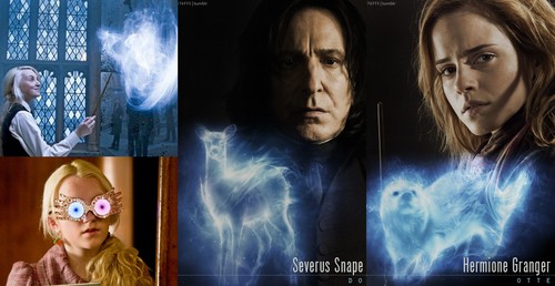  I see that toi are a fan of Severus (like i am;)))))))). So maybe toi will like something with Severus and his patronus? ;) I like also pictures with Luna and Hermione. My favourite - this one: Luna in glasses :D