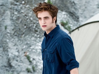  my baby in a dark blue shirt,in a scene from Eclipse.He looks good in blue(or any color for that matter)<3