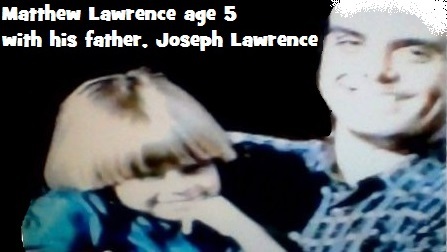  Matthew in 1985 sitting on his father (Joseph Lawrence Mignogna) during a interview of his brother Joey on The Afternoon show. <333