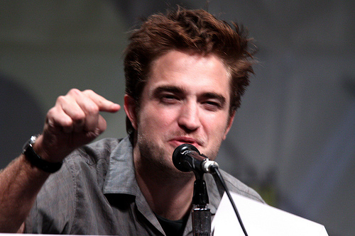  my baby at the 2012 Comic Con,in my hometown,pointing at the camera<3