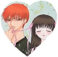  Kyo Sohma & Tohru Honda from Fruits Basket. They are soo cute together!!!!!