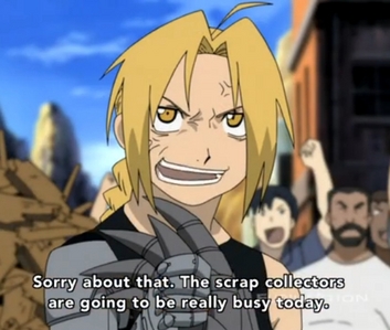 Hmm..well I would consider Ed from Fullmetal Alchemist/FMA Brotherhood as a hero,I mean he does try to help others and he's been through a lot himself,I think Ed is the perfect hero. ;)