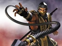  Scorpion, no other Ninja has a bloody spear, o has a fatality where he sends his opener through hell and the body comes back with no flesh o muscle left. I've Beaten all my opponents using scorpione while playing.