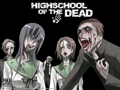  Bleach au high school of the dead:D lol it'd epic fun :D
