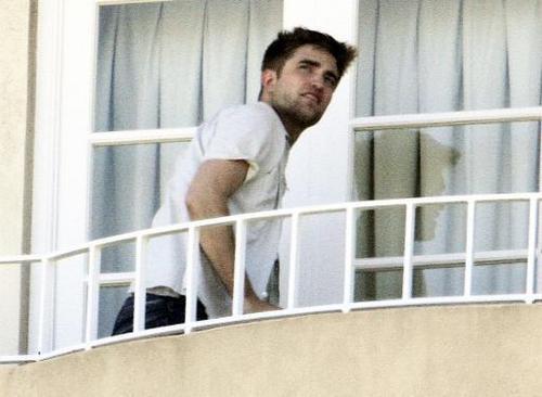  couldn't find any of my baby inside his hotel room,but here he is on the balcony of his room(hope that counts)<3