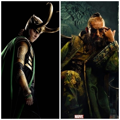  Loki: because he's the one it needs the whole Avengers crew to defeat him The Mandarin: because he's scary and kinda surprisingly funny too ^^