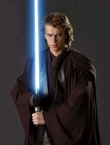  Hayden Christensen,aka Anakin Skywalker/Darth Vader with a lightsaber from SW:Revenge of the Sith<3