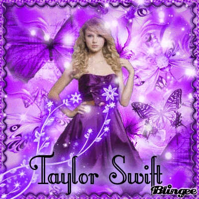  Taylor with a purple background:)