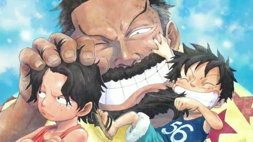Monkey.D.Luffy  & Ace (One Piece)

They was raised by their granpa Garp.......