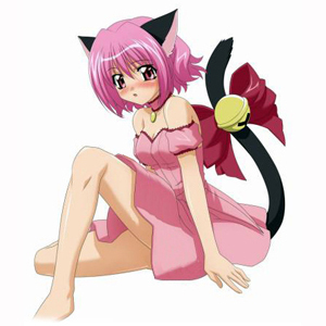  Ichigo from Tokyo Mew Mew, her hair is red when she is a human but turns pink when she transforms into a Mew Mew.