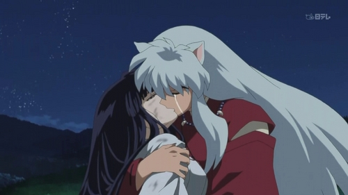 Kikyo's last moment with Inuyasha.....
her death her last moment with inuyasha made me cry....after ace's death from one piece this is my 2nd saddest moment in anime history...........