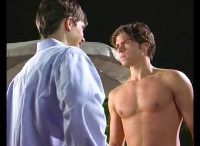  Matt looking at the left and shirtless!! <333