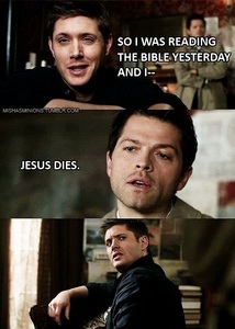 DID YOU SAID DEMON!?

.............

BETTER CALL WINCHESTER BOYS. *runs off*