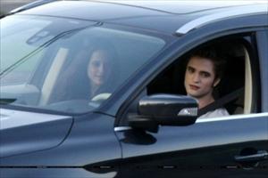  my baby behind the wheel of Edward's volvo,in a scene from Eclipse,wearing a seatbelt<3