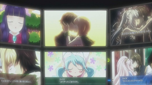  The World Only God Knows. Keima's idea of a kiss.