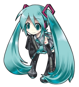  I'm wearin' a grey shirt, like Miku, just without the tie.