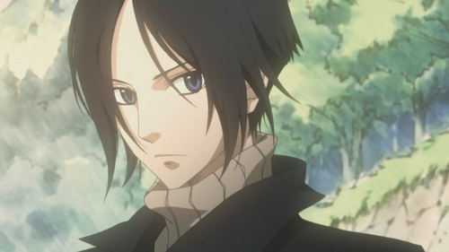  I think Yoite from Nabari no ou is androgynous.