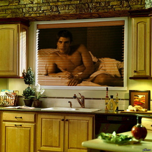  I'd Любовь to have this in my kitchen. He's yummier than food!!! :P