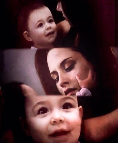 I love this one where Bella gets to meet her daughter after becoming a vampire.I also love the end scene where she takes Renesmee's hand and says,"yeah we're all going to be together now<3