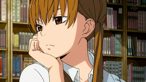  Shizuku Mizutani from My Little Monster is the closest I can think of right now. Not sure if perfectionist is the right word, since she doesn't really harass other people for being imperfect, but she won't allow herself to slip up ou fall behind in her studies to the almost exclusion of everything else.