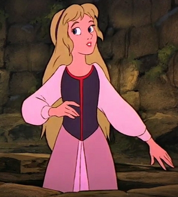 Eilonwy definitely. I can't see parents wanting to buy their little girls Kida and Esmeralda costumes, if you catch my drift. I don't think a positive role model should be one who dresses so immodestly (for one thing). People complain enough about how kids dress anyway. I think Esmeralda has her moments but I would honestly be appalled if Disney tried to tell me kids should see her as a role model when they made her as sexy as possible and a bit aggressive too. I think liking her is fine (to an extent) but she's more of a person grown women can relate to and understand than a child.

Kida is a little better for kids personality-wise but... yeah, the clothes thing. I don't think kids would like her much, though. They didn't before and that's the whole reason she isn't currently in the franchise.

Eilonwy IS a real princess and would bring a unique personality (feminine like the classic princesses, logical like Mulan and Tiana, and actually acts her age [12-14] like Snow White and Ariel) as well as being a good role model (Eilonwy does go off on Taran, but he was being pretty rude to her and she wasn't gonna stand for it. She's very optimistic, resourceful and composed).

Plus we'd have another blonde! =D

I think Meg is one of the worst role models kids should have (not hating on her, I'm just saying I don't think kids will understand her  or her story- they will just see her being all seductive and bitter to Herc even when he's nice to her and think it's cool to be that way, same with Esmeralda) although I completely agree that technically, she SHOULD be a princess. Zeus is a king = Herc is a prince = Meg is a princess by marriage. Or I suppose she could have been a real one, or at least nobility, as I believe she was a princess in the myth.