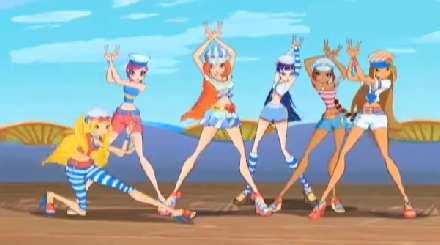 I think their nautical wear in season 5 i the best then season 5 civilian followed by season 4 music bar outfits and the outfits Stella created for them in the early episodes of season 5
