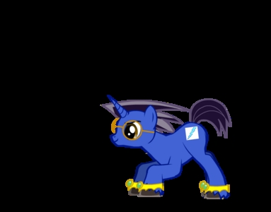Blue Bolt at your service! He should be the magician. Check out that horn! And he's very smart!