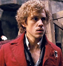  Aaron as Enjolras:) too freaking hot!! it should be illegal to be that good looking...