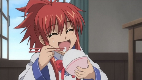  Keena from Demon King Daimao is obsessed with 白饭, 大米 :3