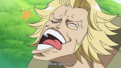  Duval (One Piece) winking. Couldn't help but post this picture :)