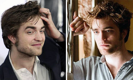  my gorgeous Robert...handsome and adorable(on the L) and serious and sexy(on the R)<3<3<3