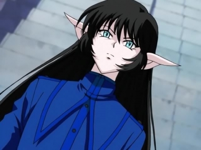  Not really deep blue eyes, but.. This is Deep Blue from Tokyo Mew Mew