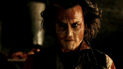  Johnny Depp as a sexy demon barber of fleet street. <3 * sweating*
