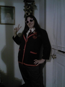  I just did a glee rouxinol, toutinegra cosplay. It was mais of a Blaine Anderson cosplay cause I added rosa, -de-rosa sunglasses.